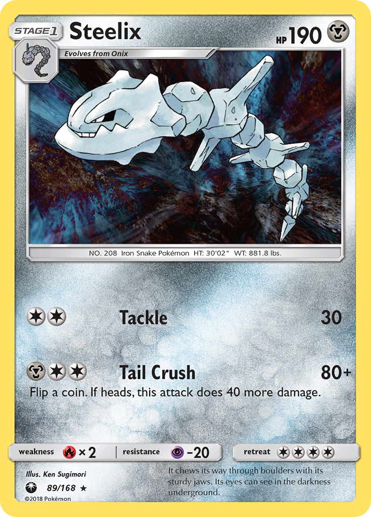Celestial Storm Holo Steelix #89/168